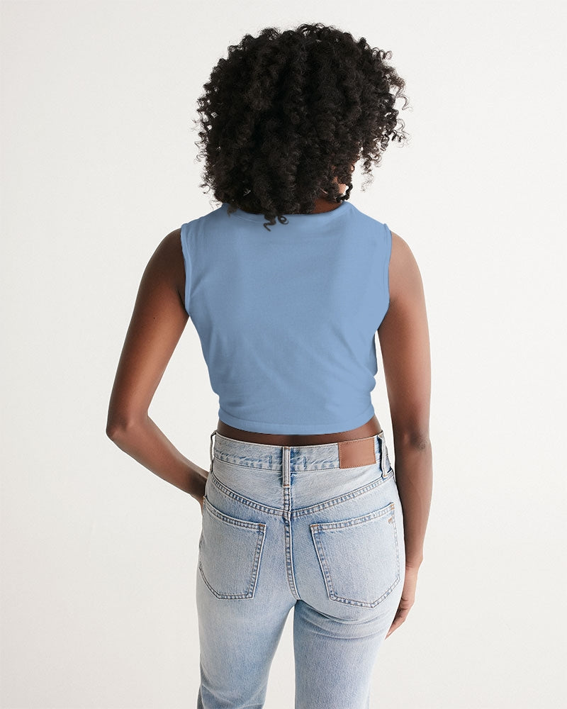 Sky 2 Women's All-Over Print Twist-Front Tank