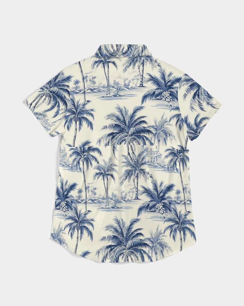 Uptop Women's All-Over Print Short Sleeve Button Up