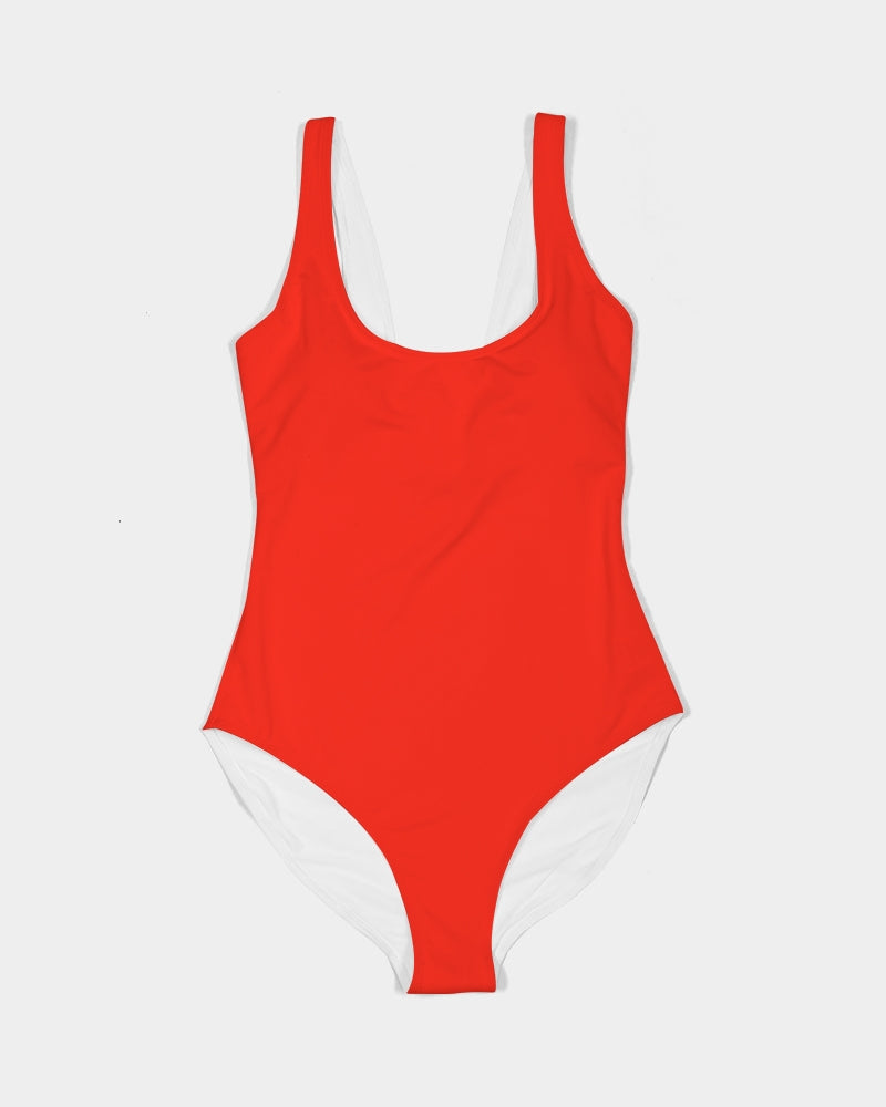 Throw The Tomato Women's All-Over Print One-Piece Swimsuit