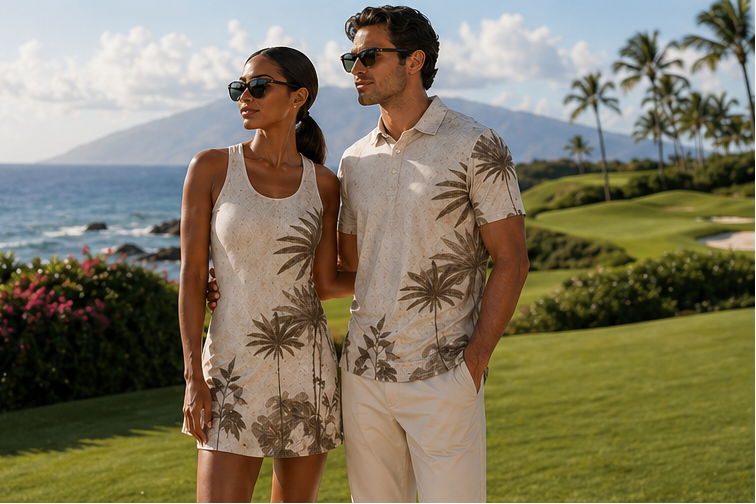 Cocoa Palms  Racerback Dress
