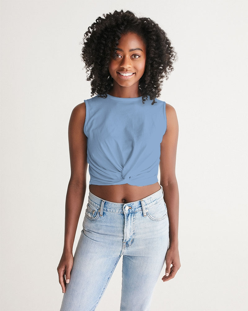 Sky 2 Women's  All-Over Print Twist-Front Tank